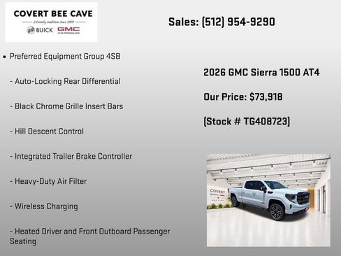 New 2026 GMC Sierra 1500 AT4 w/ AT4 Premium Package AWD/4WD image 20