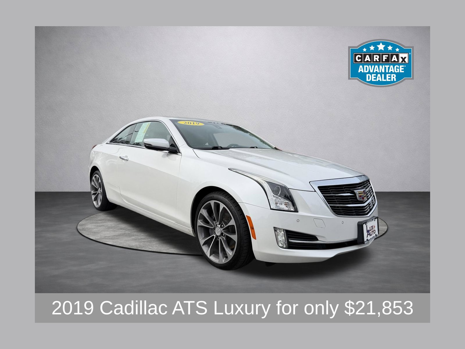 Used 2019 Cadillac ATS Luxury AWD/4WD 360° Tour