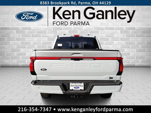 New 2025 Ford F150 Lightning Platinum w/ Dark Elements Package image 6