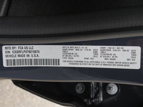 New 2026 RAM 1500 Rebel w/ Advanced Safety Group II AWD/4WD image 33