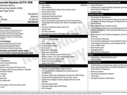 Used 2025 Chevrolet Equinox ACTIV FWD image 38