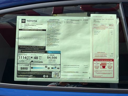 New 2026 Toyota Prius Plug-In Hybrid FWD image 28