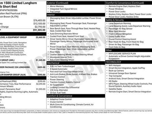 Used 2026 RAM 1500 Limited AWD/4WD image 42