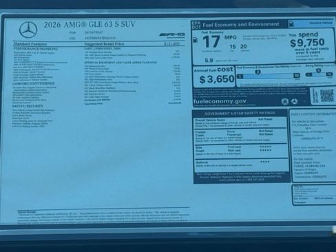 New 2026 Mercedes-Benz GLE 63 AMG S image 28