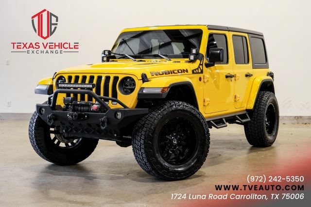 Used 2019 Jeep Wrangler Unlimited Rubicon w/ LED Lighting Group AWD/4WD image 1
