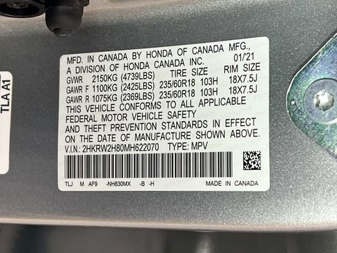 Used 2021 Honda CR-V EX-L image 30