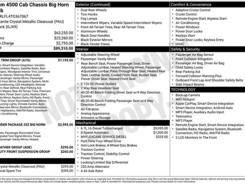 New 2026 RAM 4500 4x4 Crew Cab DRW w/ Laramie Trim Package image 4