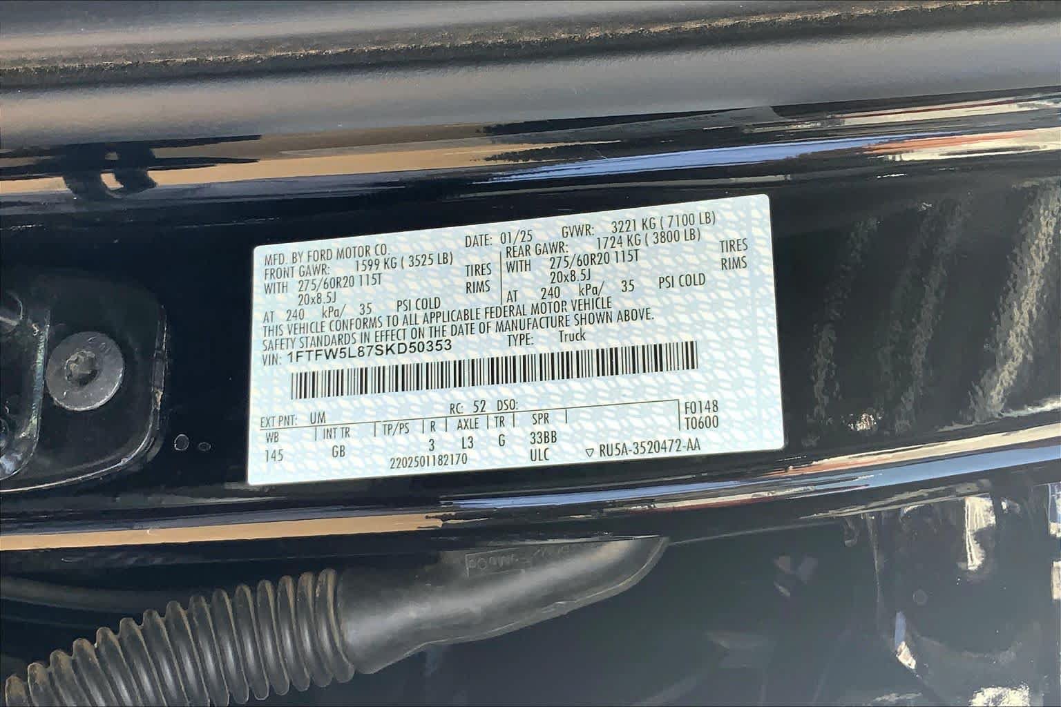 Used 2025 Ford F150 Lariat w/ Equipment Group 501A Mid AWD/4WD image 37