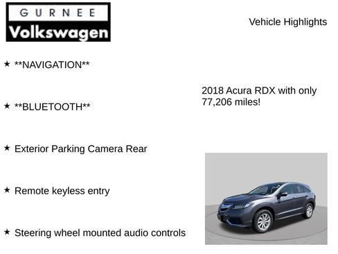 Used 2018 Acura RDX AWD w/ Technology Package image 7