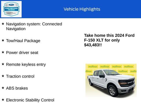 Used 2024 Ford F150 XLT w/ Tow/Haul Package image 10