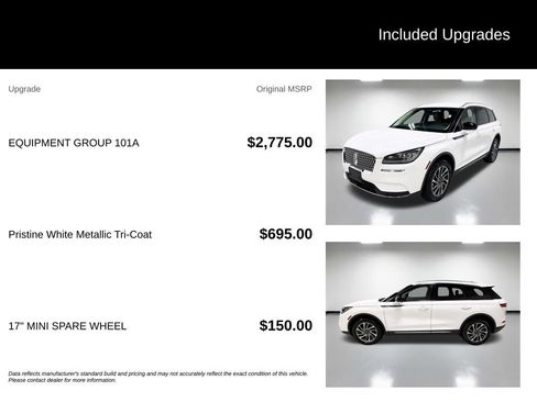 Used 2022 Lincoln Corsair AWD w/ Equipment Group 101A image 7