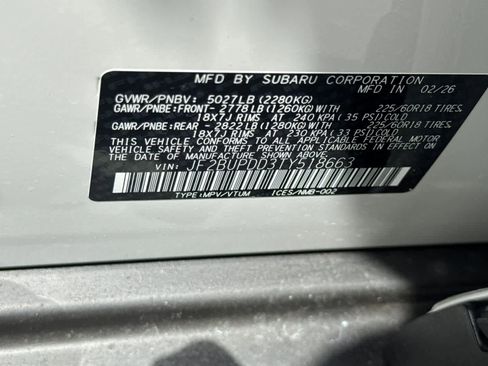 New 2026 Subaru Outback Limited AWD/4WD image 32