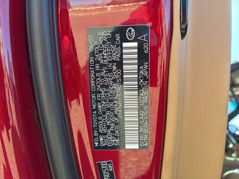 Used 2007 Lexus SC 430 Convertible image 28