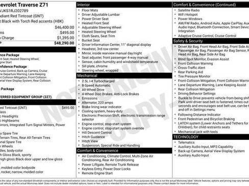 Used 2024 Chevrolet Traverse Z71 image 7