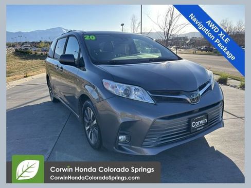 Used 2020 Toyota Sienna XLE w/ XLE Navigation Package AWD/4WD image 1