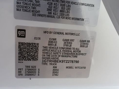 New 2026 GMC Sierra 1500 SLE RWD image 26