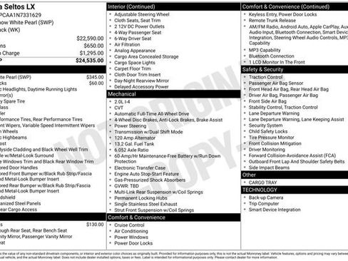 Used 2022 Kia Seltos LX image 23