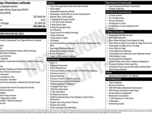 Used 2021 Jeep Cherokee Latitude FWD image 4