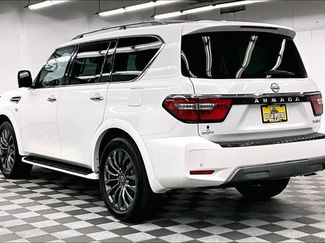 Used 2021 Nissan Armada Platinum w/ Captain's Chairs Package AWD/4WD video 2