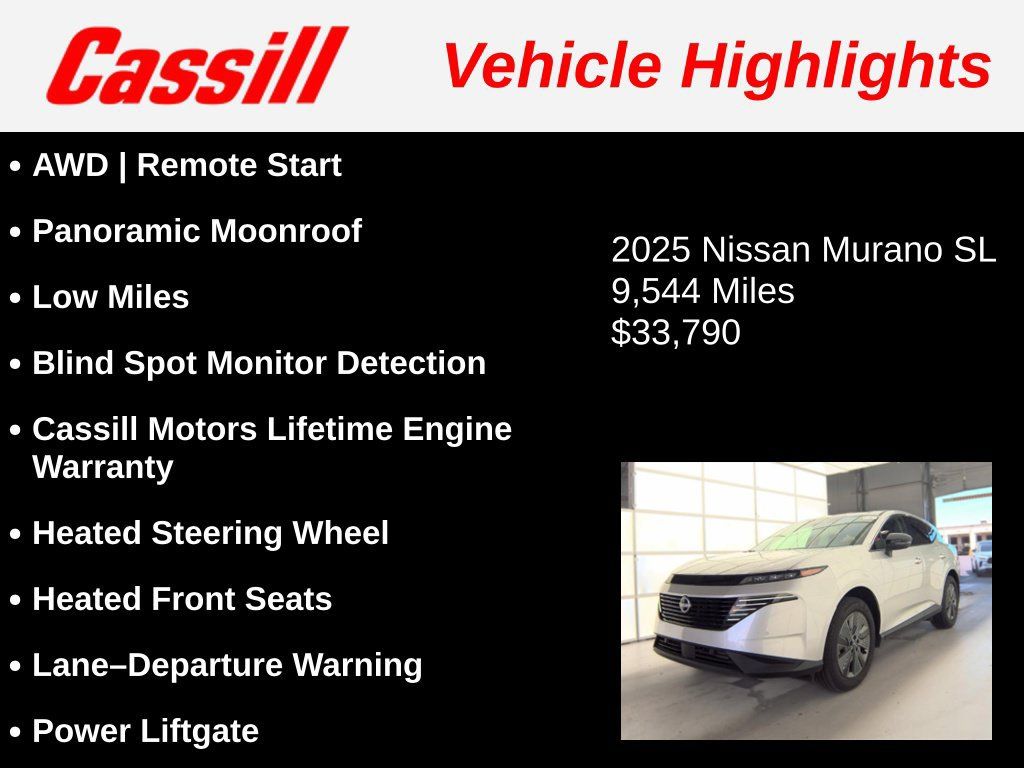 Used 2025 Nissan Murano SL AWD/4WD image 3