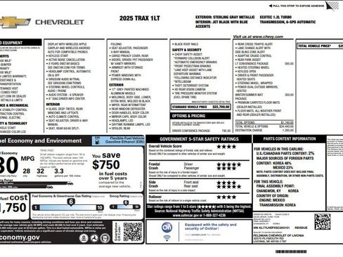 Used 2025 Chevrolet Trax LT w/ Driver Confidence Package FWD image 4