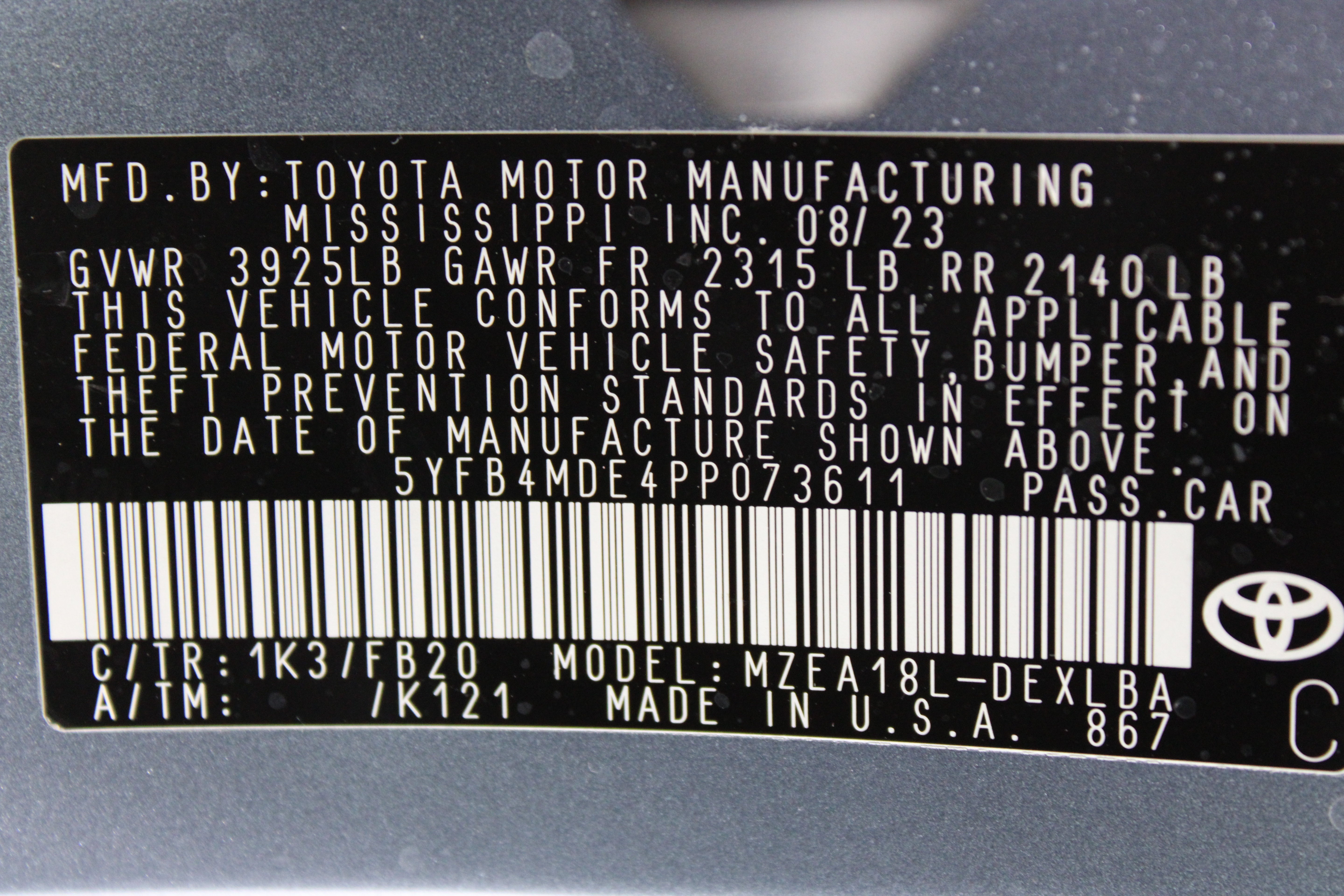 Certified 2023 Toyota Corolla LE FWD image 37