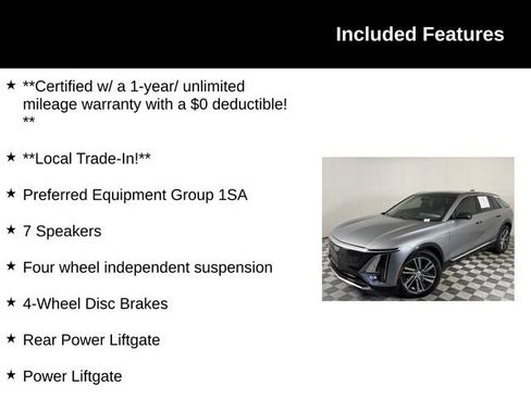 Certified 2024 Cadillac Lyriq Tech RWD image 4