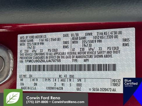 Used 2020 Ford Escape Titanium AWD/4WD image 36