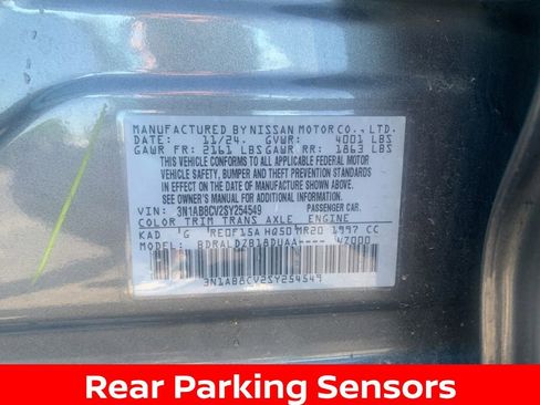 Certified 2025 Nissan Sentra SV w/ All-Weather Package FWD image 10