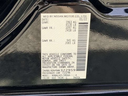 Used 2022 Nissan Altima 2.5 SV FWD image 25