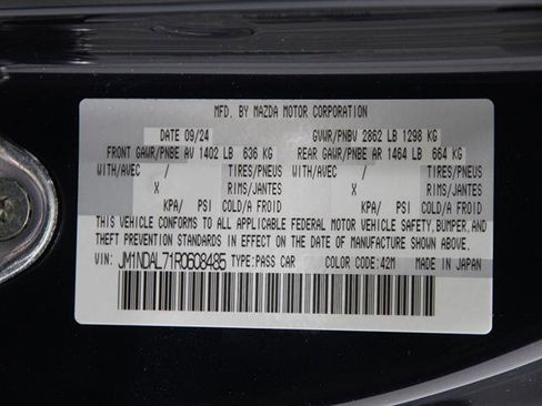 Certified 2024 MAZDA MX-5 Miata RF Club image 23