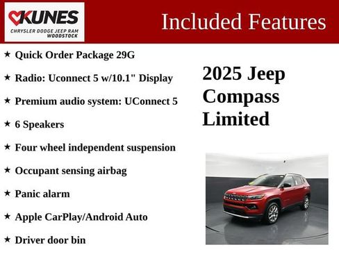 Used 2025 Jeep Compass Limited AWD/4WD image 3