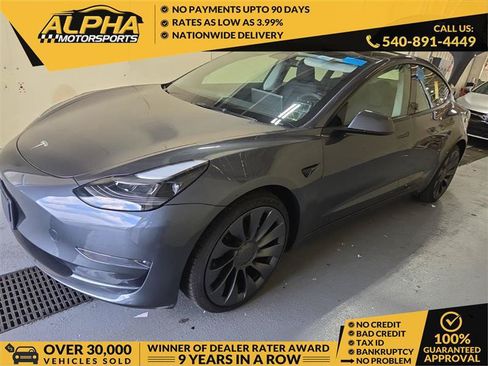 Used 2023 Tesla Model 3 Performance AWD/4WD image 1