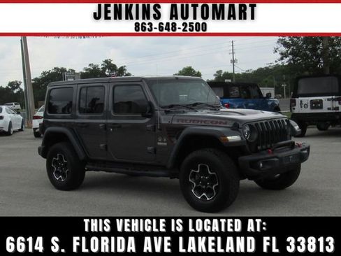 Used 2020 Jeep Wrangler Unlimited Rubicon w/ Quick Order Package 28Y Recon AWD/4WD image 1