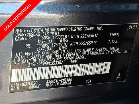 Certified 2023 Toyota RAV4 LE AWD/4WD image 25