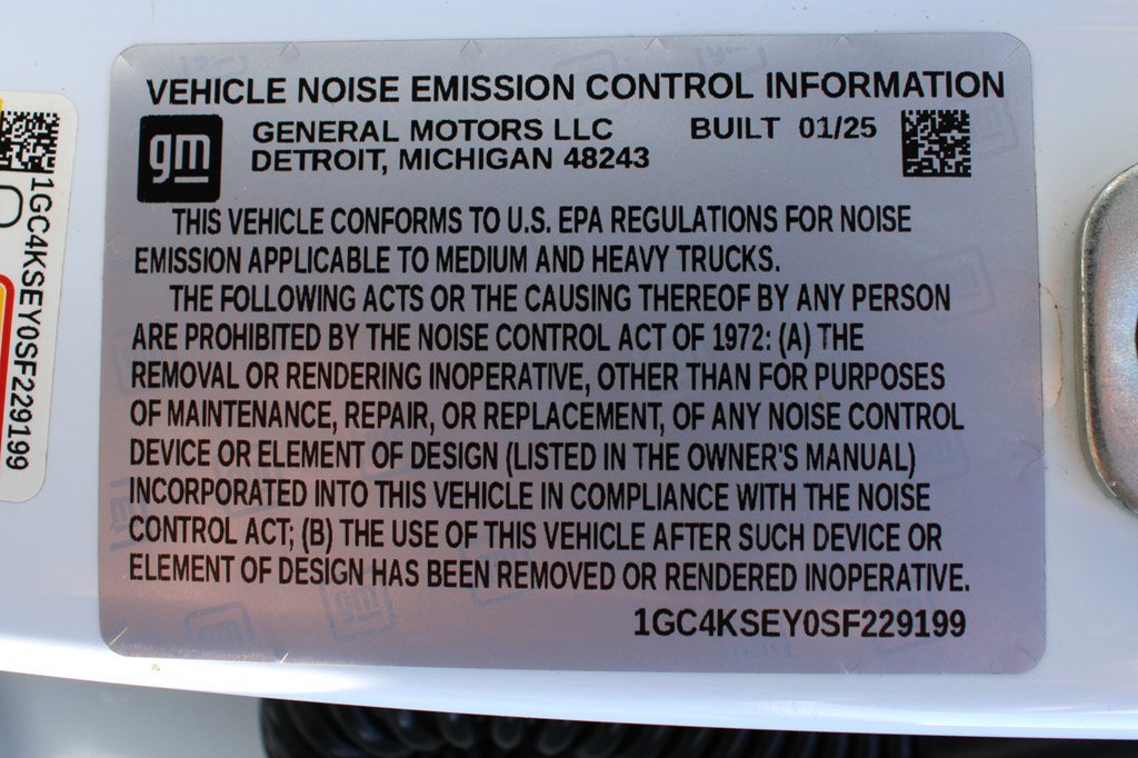 Used 2025 Chevrolet Silverado 3500 W/T w/ WT/CX Safety Package AWD/4WD image 37