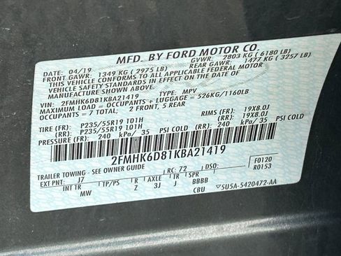 Used 2019 Ford Flex Limited image 38