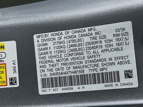 New 2026 Honda CR-V EX image 31