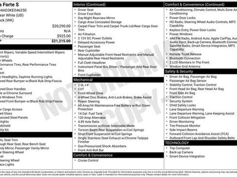 Used 2019 Kia Forte S image 31