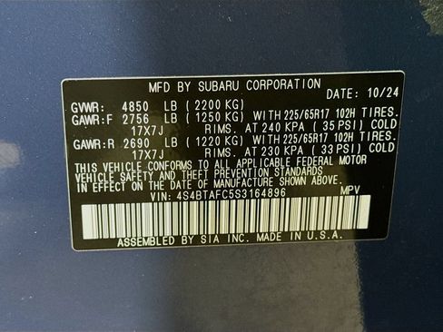 Used 2025 Subaru Outback Premium AWD/4WD image 42