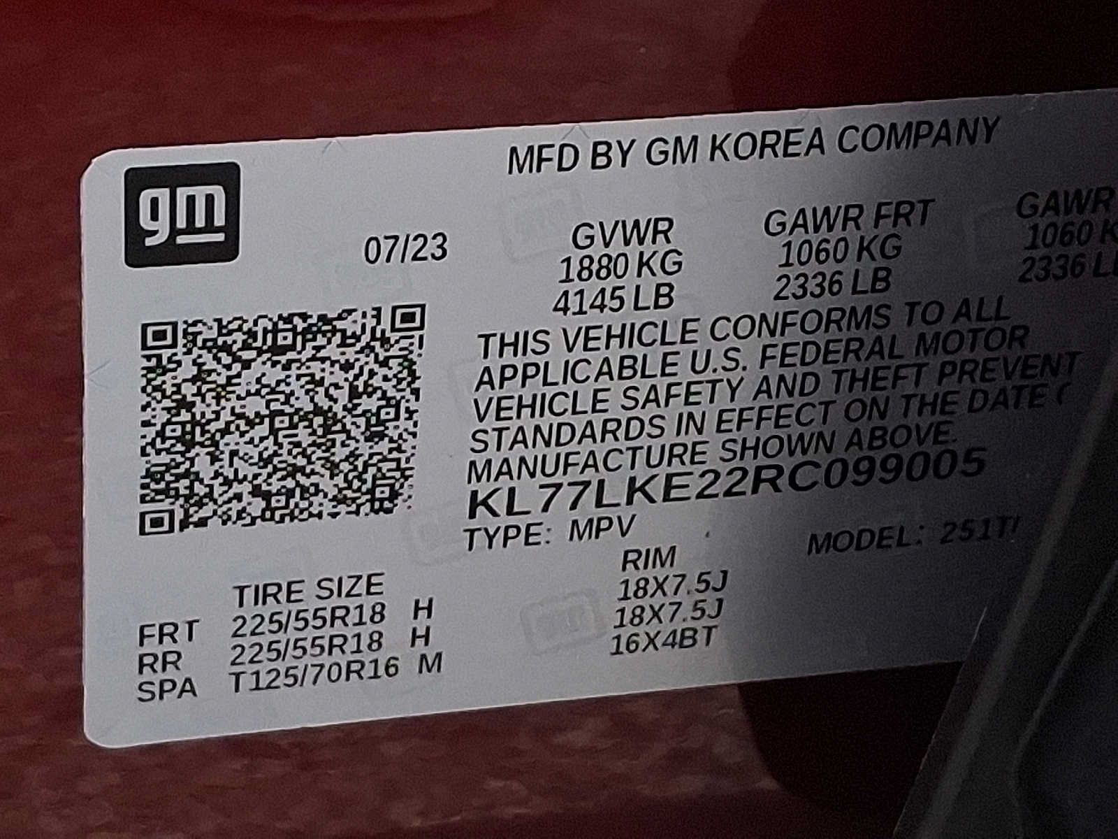Used 2024 Chevrolet Trax ACTIV w/ Sunroof Package FWD image 26