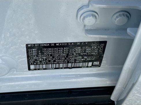 New 2027 Honda HR-V LX image 26