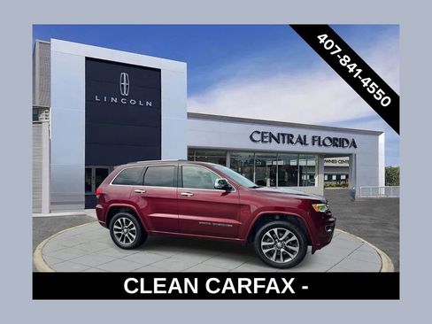 Used 2018 Jeep Grand Cherokee Overland AWD/4WD image 1