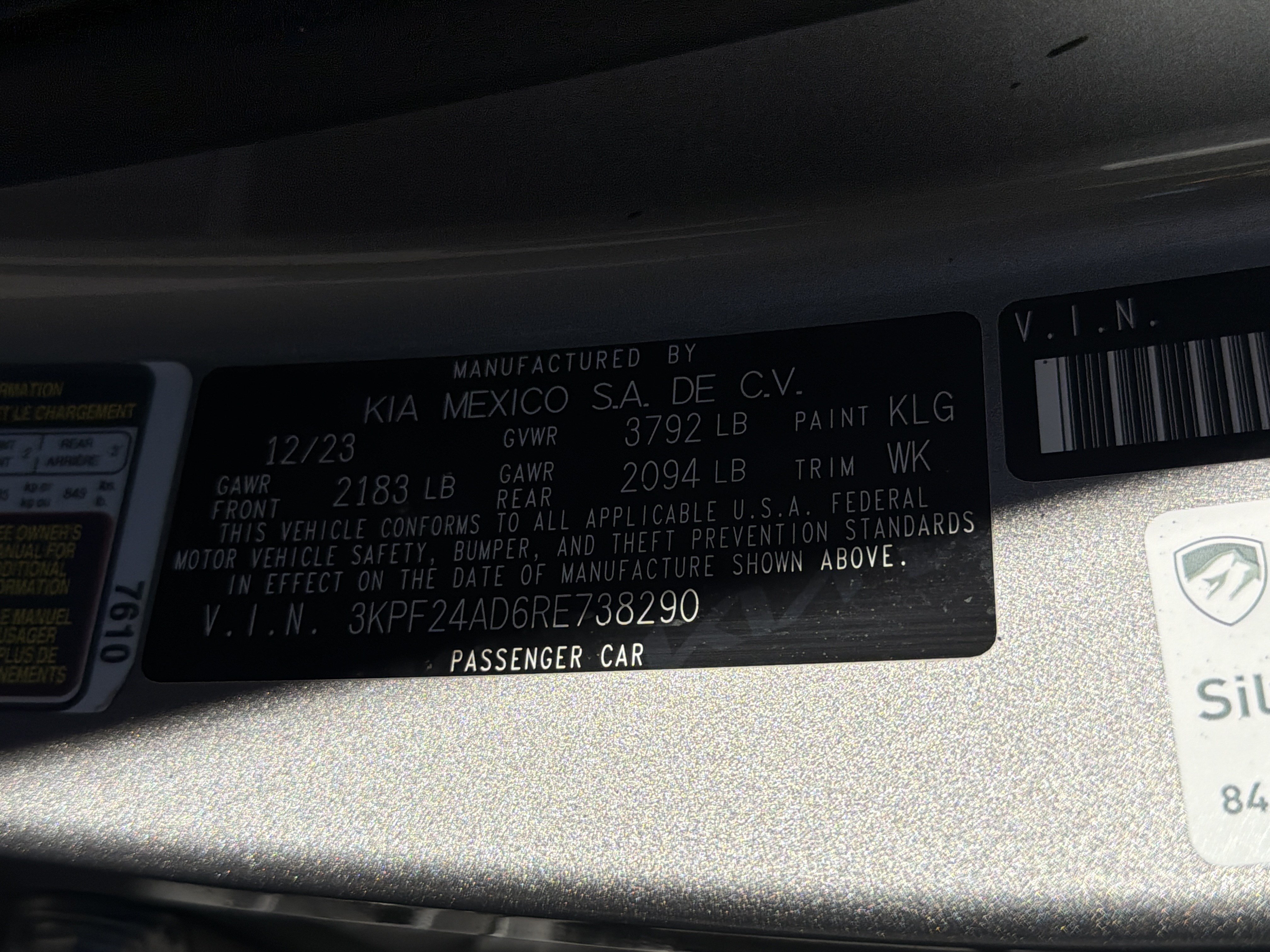 Used 2024 Kia Forte LXS FWD image 30