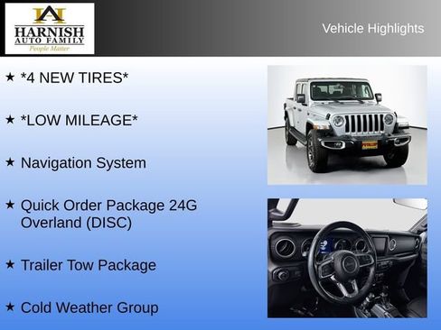 Used 2023 Jeep Gladiator Overland w/ Popular Equipment Package AWD/4WD image 8