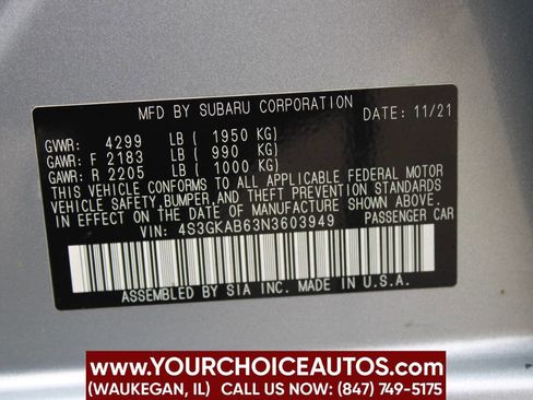 Used 2022 Subaru Impreza 2.0i w/ Popular Package #1 image 31