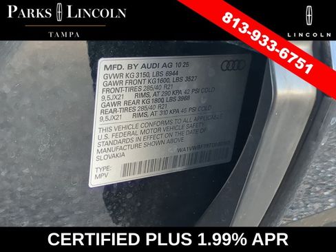 Used 2026 Audi SQ7 Prestige AWD/4WD image 37