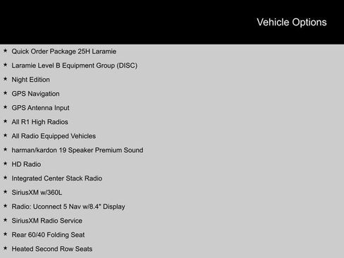 Used 2022 RAM 1500 Laramie w/ Night Edition AWD/4WD image 2