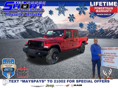 New 2025 Jeep Gladiator Willys image 1