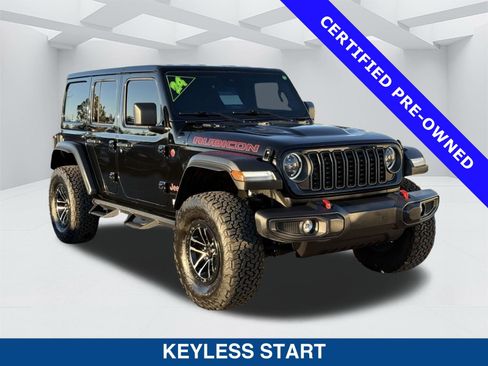 Used 2024 Jeep Wrangler Unlimited Rubicon w/ XTREMEE 35" Tire Package image 2